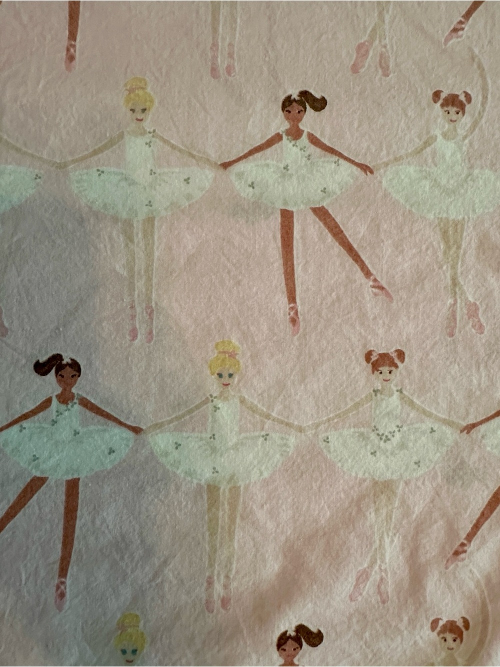 Pottery Barn kid’s Pink Ballerina twin duvet cover